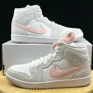 ★大人気★NIKE WMNS AIR JORDAN 1 MID SE LIGHT IRON ORE Nike WMNS Air Jordan 1 Mid SE Light Iron Ore DN4045-001 US 7